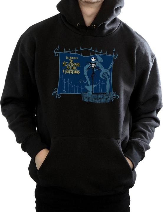 Immagine prodotto Disney Nightmare Before Christmas Jack And The Well Felpa con Cappuccio Uomo (L)