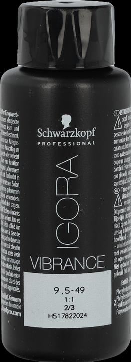 Produktbild Schwarzkopf Professional IGORA Vibrance Haartönung NEU (9,5-49 Beige Violett Toner)