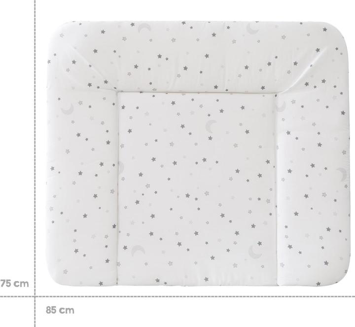 Image du produit Roba Matelas à langer soft gris "Magie d'étoiles (75 x 85 cm)