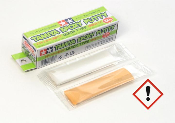Tamiya Stucco epossidico tipo rapido 100g 2K