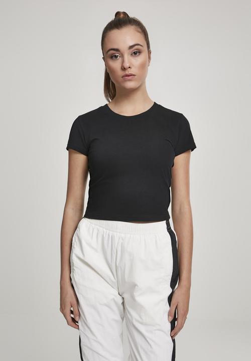 Actual product image Urban Classics Ladies Stretch Jersey Cropped Tee (M)