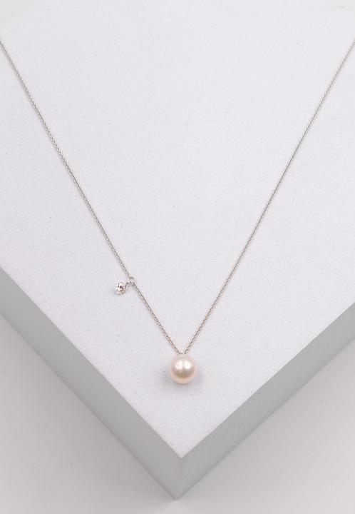 Immagine prodotto Muau Collana (Oro bianco 750/18 carati, 45 cm)