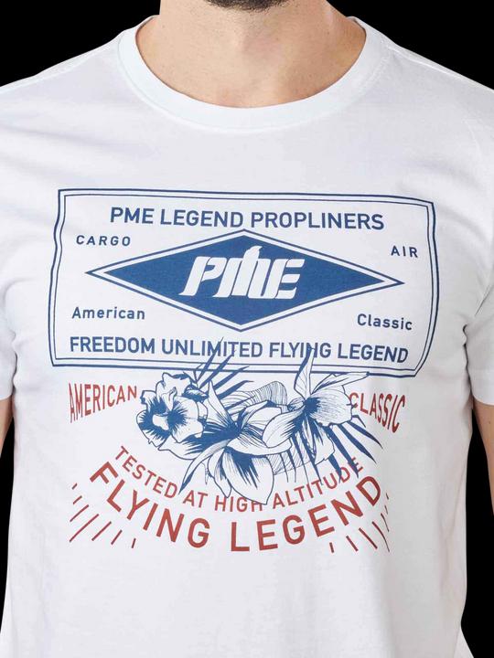 Produktbild Pme Legend Short Sleeve Jersey T-Shirt Crew Neck Bright Whit (XL)