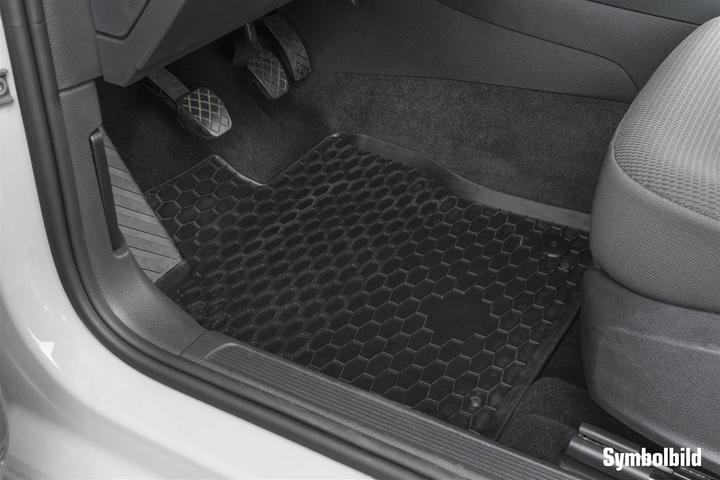 Actual product image Walser Rubber mats for Mercedes Vito/Viano (V447) BJ 2014 today, 2-piece (2 front mats + 2 rear mats)