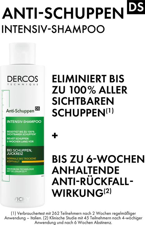 Produktbild Vichy Dercos Anti-Schuppen Shampoo trockene Kopfhaut (500 ml, Flüssiges Shampoo)