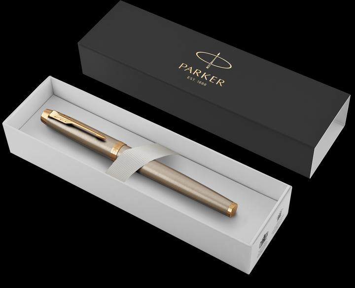 Produktbild Parker Pen IM Brushed Metal G.C. (Silber, Gold, 1 x)
