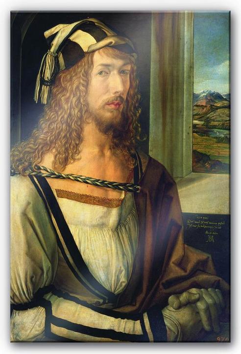 Produktbild Trenddeko Dürer - Selbstbildnis mit Landschaft (70 x 100 cm)