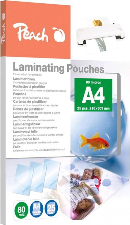 Image du produit Peach Ppr080-02 (A4, 25 pièce(s), 80 µm)