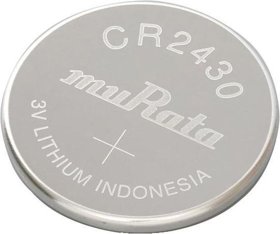 Produktbild Murata Lithium-Knopfzelle (5 Stk., CR2430, 300 mAh)