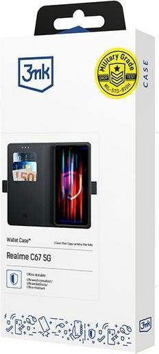 Image du produit 3MK Etui portefeuille Realme C67 5G czarny/black (Realme C67 4G)