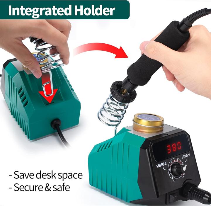 Actual product image Yihua Brandmalerei Brennstation mit Digitalanzeige und 20 Spitzen