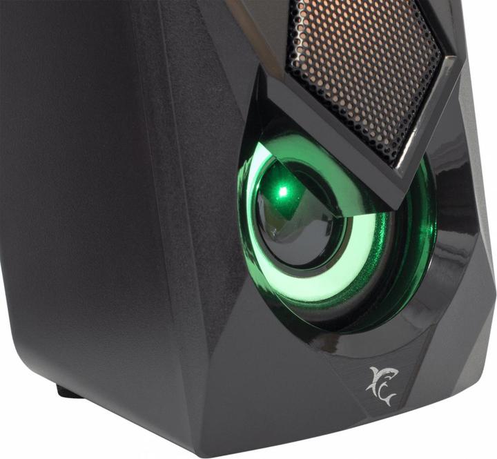 Actual product image White Shark Beat with RGB lighting