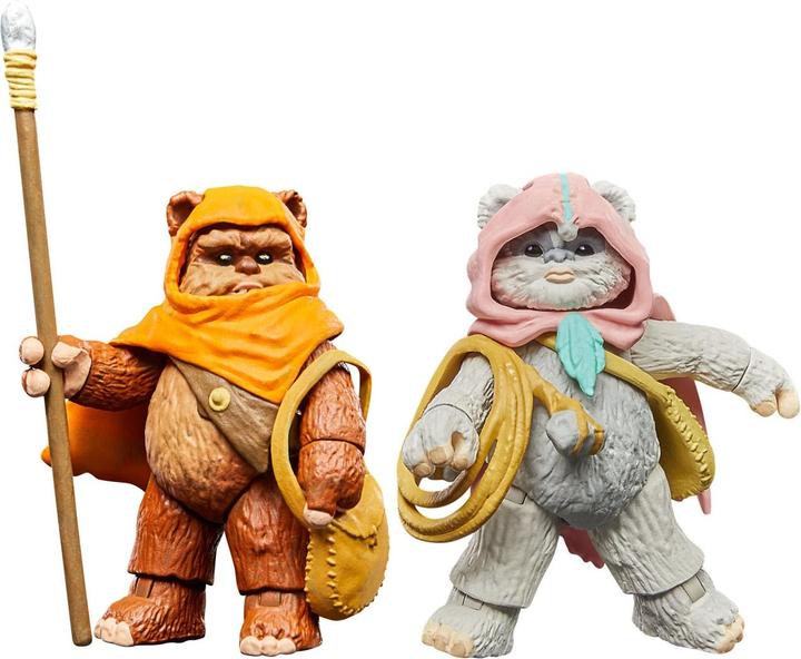 Image du produit Hasbro Star Wars : Ewoks Vintage Collection figurines Wicket W Warrick & Kneesaa 10 cm