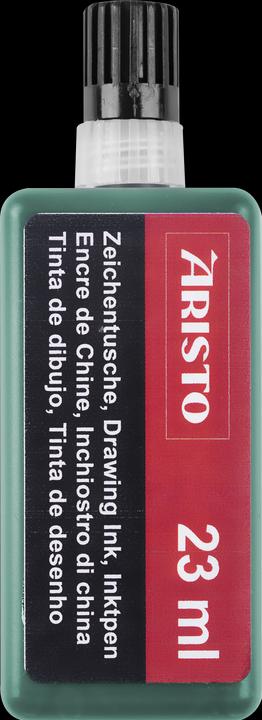 Actual product image Aristo India ink 23 ml green (Marker Refill Ink, Green)