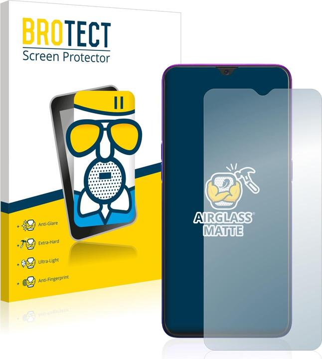 Productafbeelding BROTECT AirGlass Matglas (1 Stuk, Oppo Reno Z)