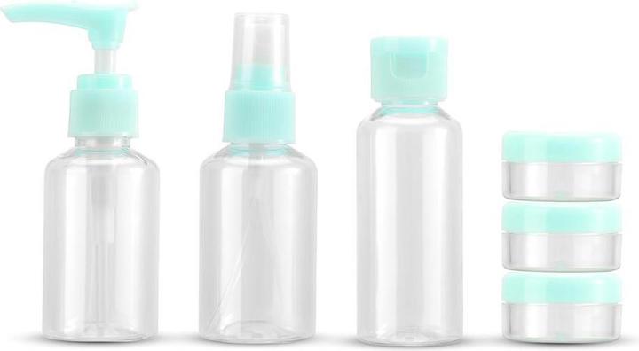 Produktbild Intirilife Flaschen Set in BLAU TRANSPARENT