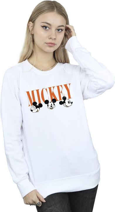 Actual product image Disney Womens/Ladies Mickey Mouse Faces Sweatshirt (XL)