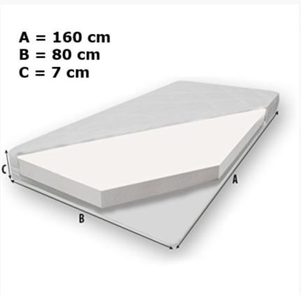 Actual product image ADRK Furniture Bed with Mattress and Railing PEPE 160x80 (160 x 80 cm)
