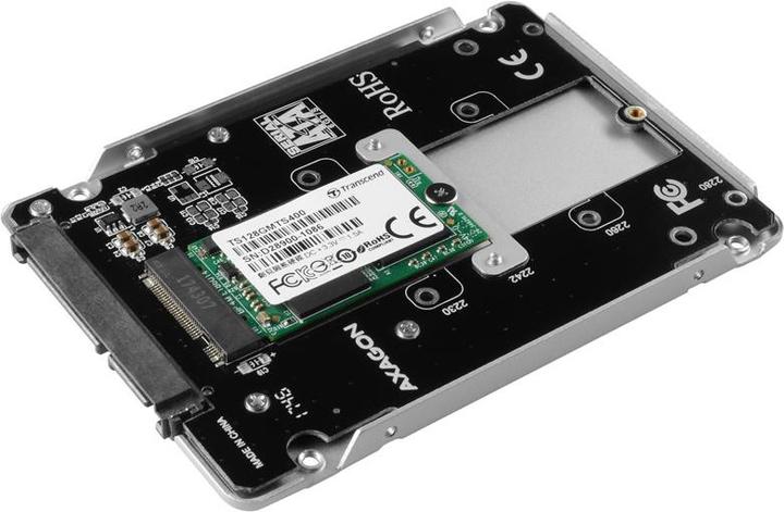 Image du produit Axagon RSS-M2SD Boîtier pour SSD M.2 SATA jusqu'à 2280 - Aluminium (M.2 2280)