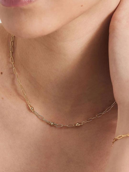 Actual product image Ania Haie N045-04G Spaced Out Ladies Necklace, adjustable (Plata Esterlina 925)