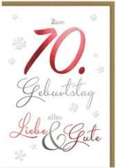 Produktbild Susy Card Geburtstagskarte - 80. Geburtstag "Schrift"
