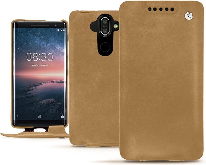 Productafbeelding Noreve Lederen omslag verticaal (Nokia 8 Sirocco)