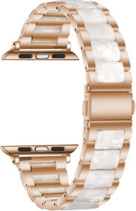Immagine prodotto Tech Išmaniojo laikrodžio Apple dirželis, Auksinės spalvos, 38/40/41mm (38 mm, 40 mm, 41 mm, Acciaio inossidabile, Apple Watch Series 1, Apple Watch Series 2, Apple Watch Series 3, Apple Watch Serie 4, Apple Watch Serie 5, Apple Watch Serie 6, Apple Watch Series 7, Apple Watch Series 8, Apple Watch Series 9, Apple Watch SE)