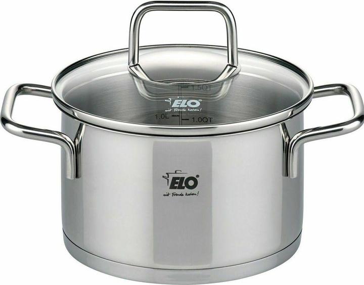 Actual product image ELO Stahlwaren Cookware (16 cm, Pot, Stainless steel)