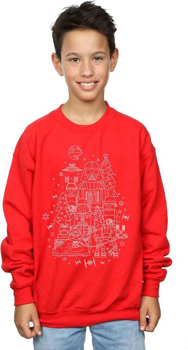 Actual product image Star Wars Boys Empire Christmas Sweatshirt (152, 158)