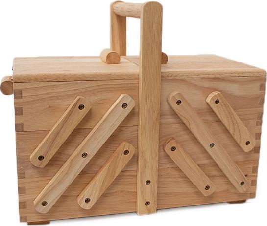 Immagine prodotto Prym Cestino da cucito marrone chiaro taglia M, legno