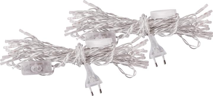 Produktbild VBS LED-Lichterkette mit Schalter, Kreisschaltung, 10 LEDs, Transparent, 2 Stück