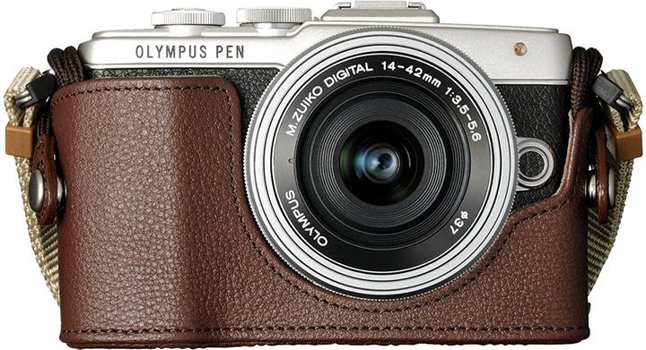 Actual product image Olympus CS-45B leather case for E-PL7 (Camera case)