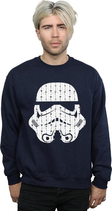 Immagine prodotto Star Wars Christmas Stormtrooper Helmet Felpa Uomo (L)