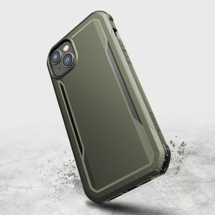 Actual product image X-Doria Raptic Fort Case for iPhone 14 Plus with Green MagSafe Armored Cover (Apple iPhone 14 Plus)