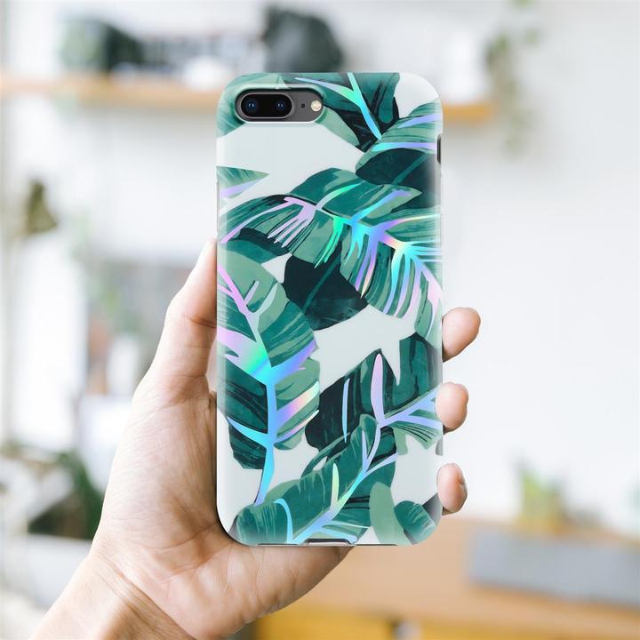 Actual product image Cadorabo IMD TPU Colorful Flowers & Leaves Cover (Apple iPhone 7 Plus, Apple iPhone 7s Plus)