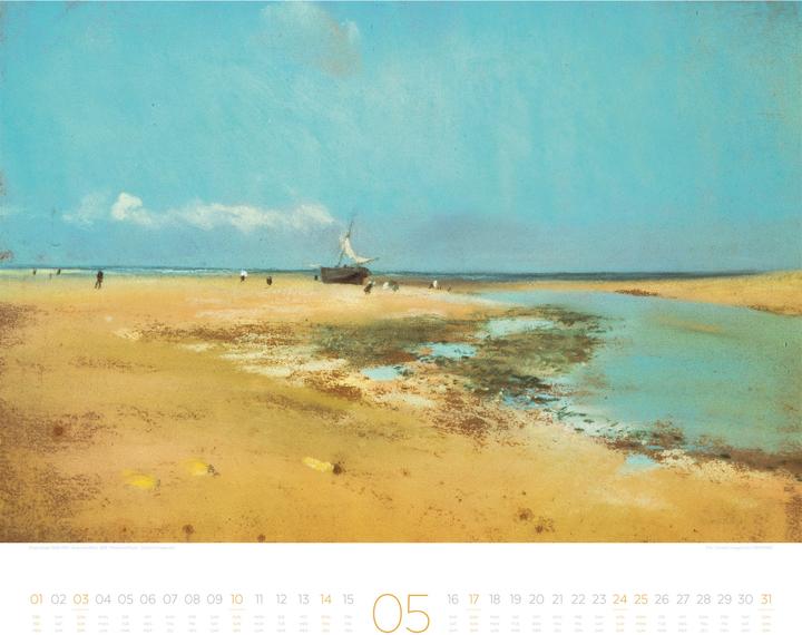 Actual product image Die Kunst der Stille Kalender 2026 (54 x 48 cm, Hardcover, French, German, English)