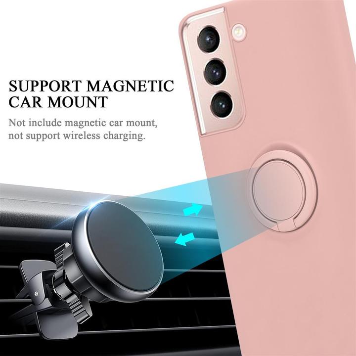 Productafbeelding Cadorabo TPU Vloeibare Ring Silicone Hoesje (Samsung Galaxy S21 5G)