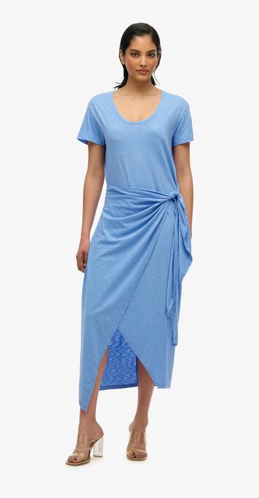 Image du produit Superdry SLUB MIDI WRAP DRESS Dames Jurk (10)