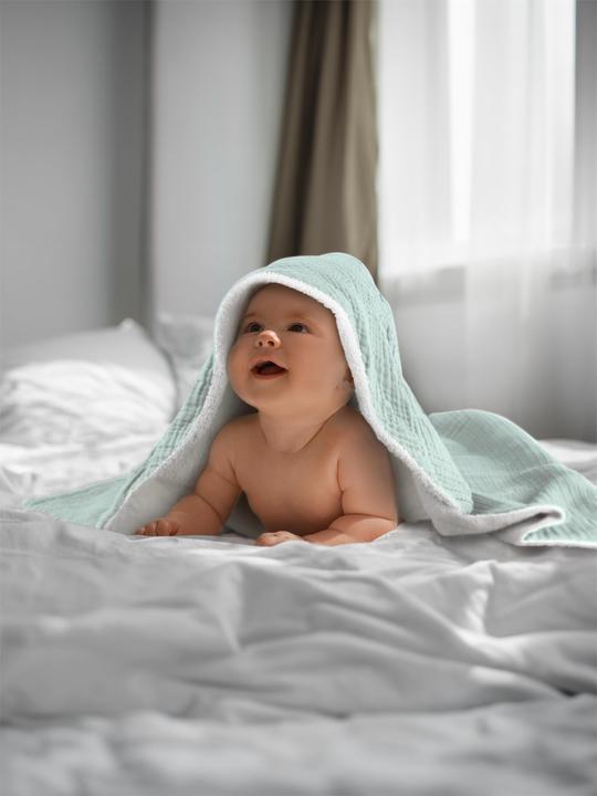 Produktbild Aspero 2x Baby Musselin Wickeltücher aus Bio-Baumwolle