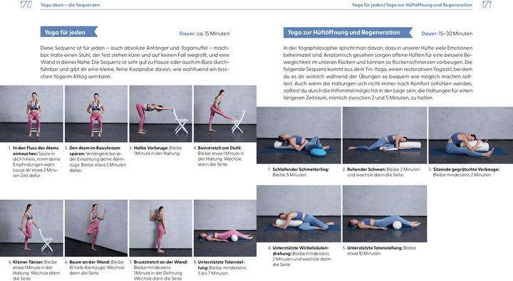 Actual product image Yoga für ein starkes Herz (German, Christine Bielecki, 2021)