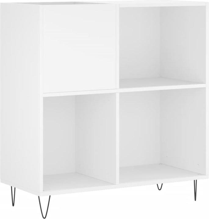 Immagine prodotto VidaXL Plattenschrank Weiss 84,5x38x89 cm Holzwerkstoff, Farbe