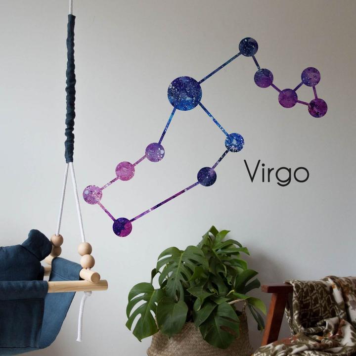 Actual product image Trenddeko Constellation Virgo - Virgo (30 x 25 cm, 70 x 58 cm, 90 x 75 cm, 110 x 92 cm, 50 x 42 cm)