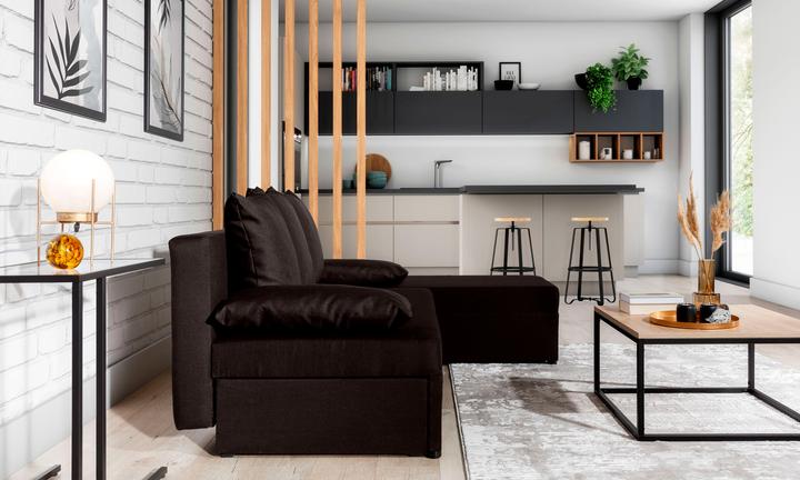 Actual product image ELTAP Gino (Corner sofa, 3-seater, Sofa bed)