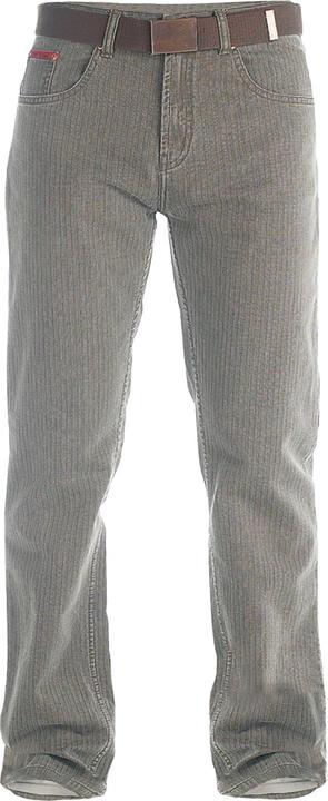 DUKE London Kingsize Brian Bedford Denim Hose in Kord Look mit Gürtel