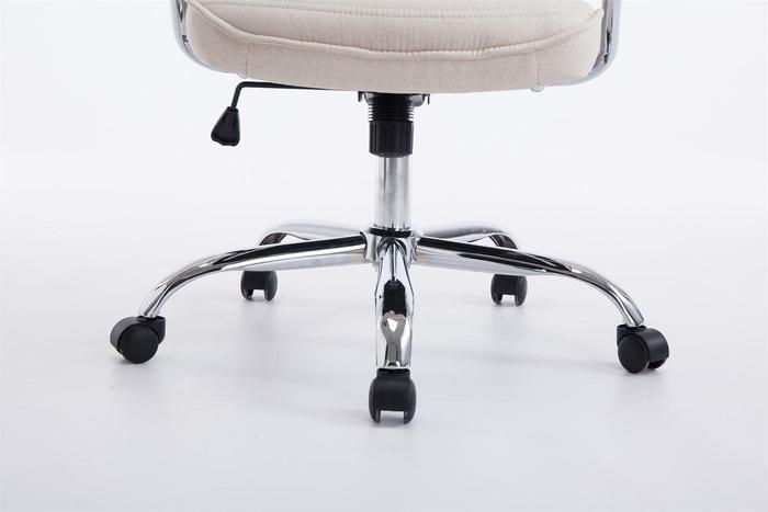 Image du produit CLP Chaise de bureau Rako tissu, beige