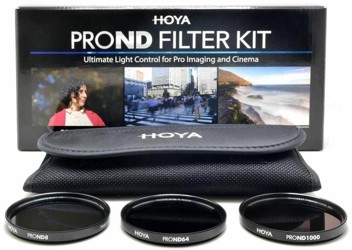 Produktbild Hoya PRO ND Filter Kit 8/64/1000 Filterset (62 mm, ND- / Graufilter, 62 mm)
