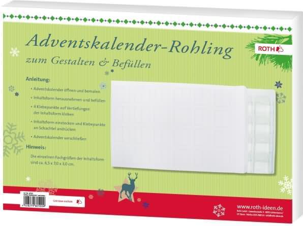 Roth Adventskalender Rohling zum Selbstgestalten und Selbstbefüllen