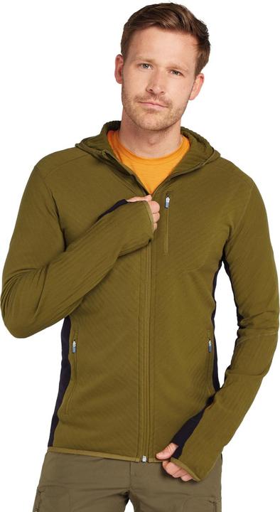 Immagine prodotto Icebreaker Uomo Merino Descender LS Cappuccio con zip (M)