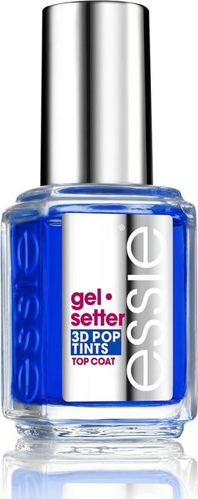 Produktbild Essie Gel-setter 3D Gel Effect Tinted Top Coat - 10 Birds Eye Blue 13.5ml (10 Birds Eye Blue, Top Coat)