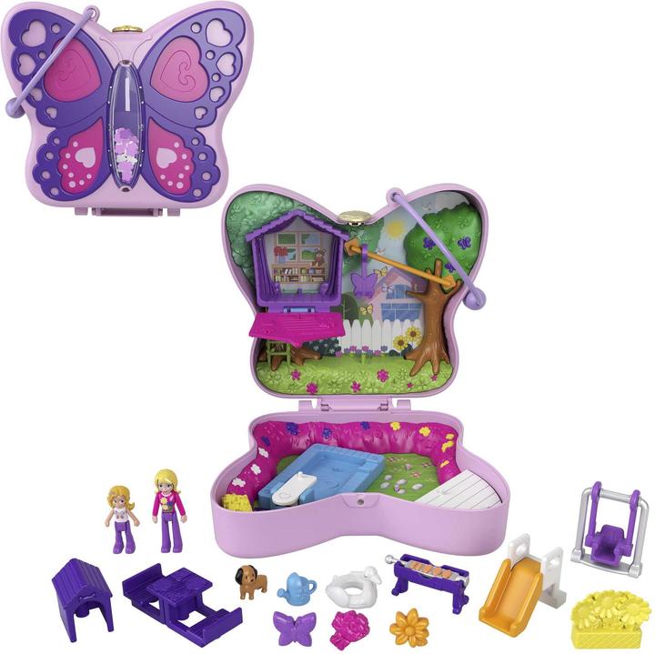 Produktbild Polly Pocket Big Pocket - Schmetterlingsgarten kompakt